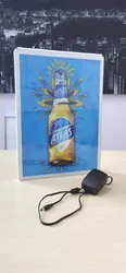 Hängender LED-Dynamik-Leuchtkasten, Fensterrahmen-Poster, Werbe-LED-Anzeigeschild A3 Tragbares LED-Poster