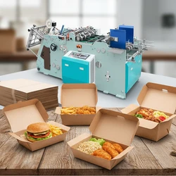 Preço de Fábrica Máquina Personalizada para Caixas de Alimentos Descartáveis Embalagem para Almoço Máquina de Fazer Caixas de Papelão
