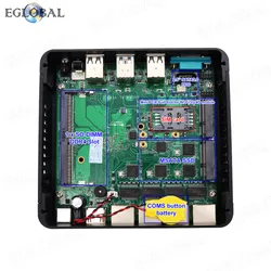 Mini PC Roteador de Alto Desempenho Intel N100 com 16GB RAM