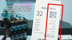 Keine Wartung Computer Steuerung 350m/Min Tij Drucker Variable Daten Inkjet Codierung