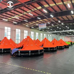 Davit Gelanceerde Type Liferaft Zelfopblazende Levensvlotten