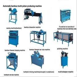 Macchina automatica per la produzione di stuzzicadenti in bambù