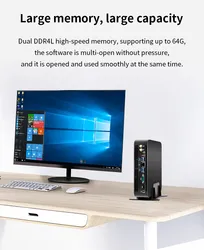 Computador Mini PC Nuc Mini PC Sem Ventoinha Core I5 I7