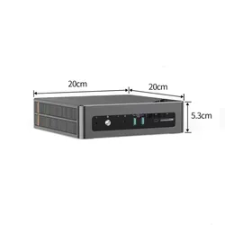 Desempenho Estável Intel HD Graphics Mini PC Controle Industrial Host Computador Miniatura Mini PC