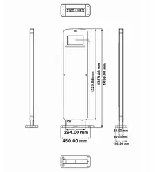 Controllo di Accesso al Canale RFID Identificazione Sistema di Sicurezza per Riprese Inbound e Outbound