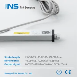 Ns-Wy02 Sensor de Deslocamento Lvdt/ Sensor de Posição Linear/ Medição de Posição Máquina de Injeção Saída Digital 4~20mA/Ce/RoHS