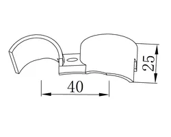 Unión de Metal K-7A para Sistema de Estantería de Tubos Lean