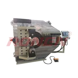 Máy làm lò xo cuộn dây nóng với hệ thống cấp liệu tự động