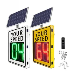 Segnaletica radar di velocità a LED ad alta visibilità per il controllo del traffico
