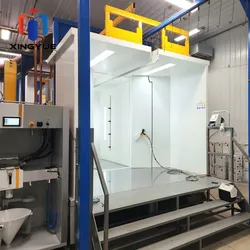 Cabine de Pintura em Pó Xingyue com Sistema de Troca Rápida de Cores