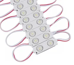 2 LED 모듈 12V DC 0.72W 문자 간판 광고용 LED 모듈 조명, 테이프 접착 뒷면 포함