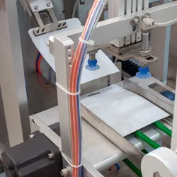 Hệ thống đóng gói tự động hoàn toàn (Máy Doypack + Robot đóng gói carton song song + Hệ thống xếp pallet)