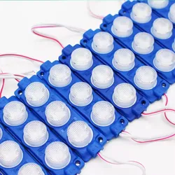 12V 24V 7520 3W Işık Kenarı LED Modülü 3 Çipler Yan Işık Enjeksiyon LED Modülü 3030 Reklam Işık Kutusu için