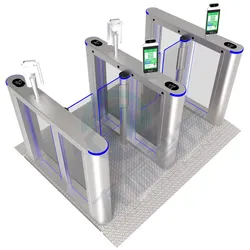 Sistema di controllo accessi con barriera a battente automatica a velocità