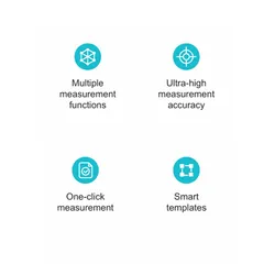 Instrumento de medición totalmente automático para piezas de trabajo complejas