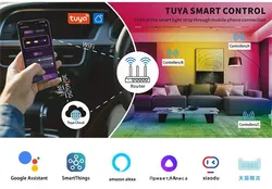 Tuya Zigbee Smart Rgbic LED Licht Bildschirm LED Streifen Controller funktioniert mit Alexa und Google Home