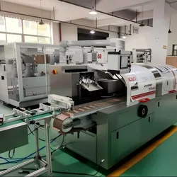 Automatische Verpackungsmaschine für Snacks Lebensmittel Kartoniermaschine