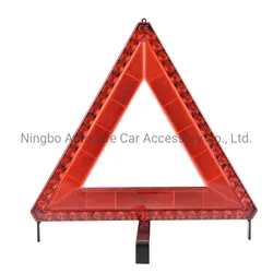 51PCS LED Licht Waarschuwingsdriehoek Flitsend/Constante Licht Accessoire Stekker/Batterijen LED Waarschuwingsdriehoek