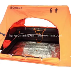 Solas Goedkeuring Automatische Inflatie Liferaft Davit Gelanceerde Opblaasbare Levensvlot