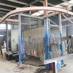 Linha de Pintura em Pó Industrial Totalmente Automática com Sistema de Processo Integrado