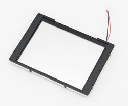 Placa de Guia de Luz Versátil com Display de Retroiluminação LED Multicolorido