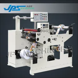 Automatische Aufkleberetikettenpapier-Filmrollen-Schneider-Wickelmaschine