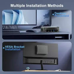 Mini PC de Alto Desempenho Hystou DDR5 Computador de Escritório para Multitarefa