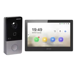 Ds-Kis608-P Kit di interfono video IP per villa con sblocco remoto della porta sistema interfono