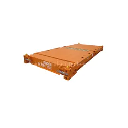 Festes Ende 20FT Versandcontainer Flachgestell