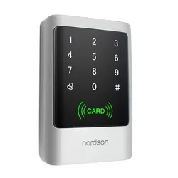 IP65 Sistema di controllo accessi con scheda di gestione RFID per serratura a porta, ingresso/uscita Wiegand, touch screen metallico impermeabile