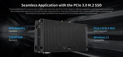 Lüfterloser Mini-PC Intel I5 I7 Windows Embedded Box-PC Industriecomputer