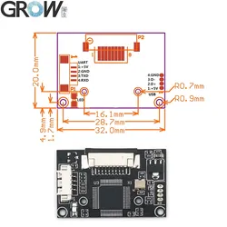 Crescere R303 FPC1020 Modulo di impronte digitali capacitivo con SDK gratuito