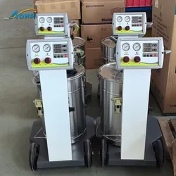 Máquina de Pintura em Pó Portátil Compacta para Componentes de Aço