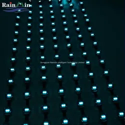 Wasserdichtes RGB-LED-Mesh-Display Transparentes LED-Licht für Außenwerbung