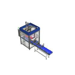Máquina de Embalagem de Caixas de Papelão Automática de Alta Velocidade com Sistema de Colocação e Retirada