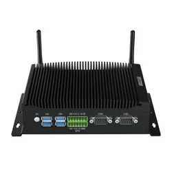 Hystou Corei7 Desktop Intel Corei5 8th Gen Roteador Embutido VPN Mini PC Rugged em Liga de Alumínio Industrial Sem Ventoinha Computador Gpio