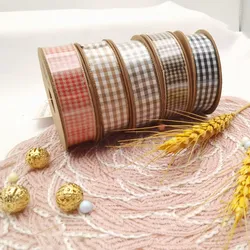 Osterchecks Band Polyester Geschenkverpackung Party DIY