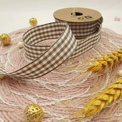 Osterchecks Band Polyester Geschenkverpackung Party DIY