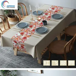 Tovaglia in vinile per tavolo da cucina, tovaglia in PVC lavabile per tavolo rettangolare