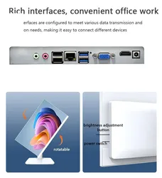 Hochwertiges Design Büro Lerncomputer 27 Zoll I7 Audio Alles in Einem PC
