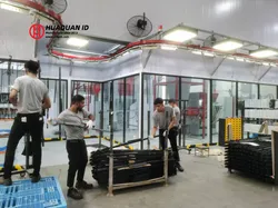 Flexibles Layout Elektrostatik-Pulverbeschichtungs-Produktionslinien-System