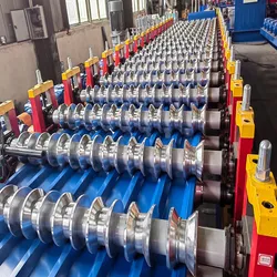 Automatische Dachfirst-Hut-Profil-Kaltwalzmaschine