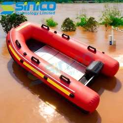 Hochwurf-Rettungsboot mit GPS, Wasserrobotermenschenschale und automatischem Aufblassystem