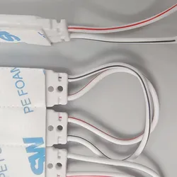 12V 3-LED Módulo de LED de Lente de Alta Brilho à Prova d'Água para Caixa de Luz de Sinalização Letras de Canal