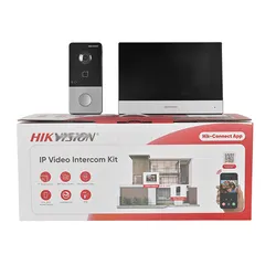 Ds-Kis608-P Kit di interfono video IP per villa con sblocco remoto della porta sistema interfono