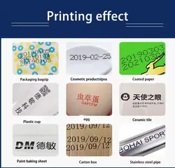 Tragbare Handheld manuelle Mini vielseitige effiziente QR digitale Druckmaschine Barcode Codierung Code Ablaufdatum Tintenstrahldrucker Etikettierungsmaschine Ausrüstung Tintenstrahldrucker