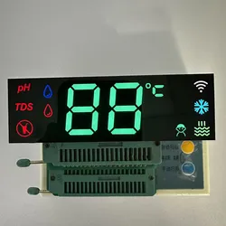 Benutzerdefiniertes mehrfarbiges unsichtbares 7 Segment-LED-Anzeigemodul für Wasserspender