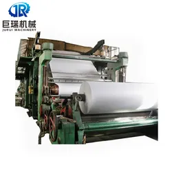 80GSM Linha de Máquina de Fabricação de Papel para Impressão e Escrita Padrão com Sistema de Reciclagem de Papel Residual