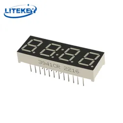 0.56 인치 4 숫자 7 직사각형 세그먼트 LED 시계 디스플레이