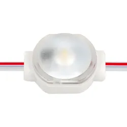 Modulo LED quadrato 1LED DC 12V 0.72W con lente luce LED bianca diurna per insegne luce pubblicitaria scatola luminosa moduli LED